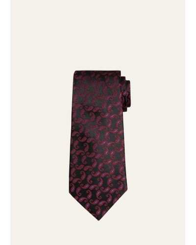 Charvet Paisley Silk Tie - Multicolor