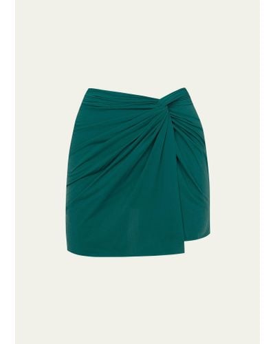 ViX Solid Karen Mini Skirt - Green
