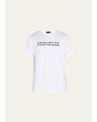 Moncler Embroidered Logo Crew T-shirt - White