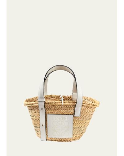 Loewe X Paula's Ibiza Small Anagram Basket Bag - Natural