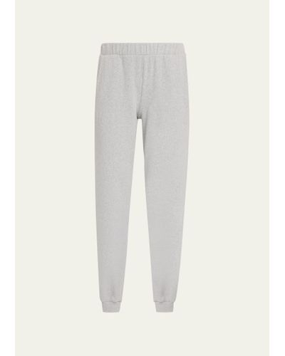 Hanro Cropped Cotton-blend Jersey Sweatpants - White