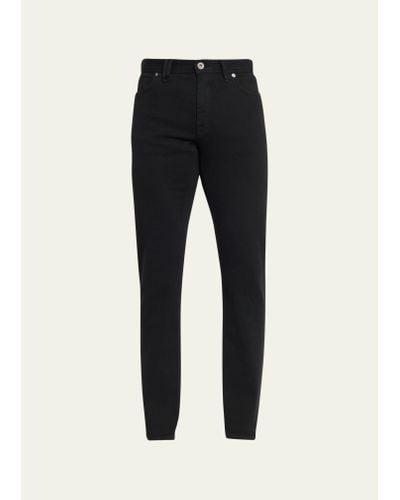 Brioni Slim 5-pocket Jeans - Black