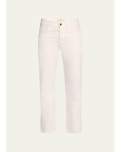 The Row Goldin Straight-leg Jeans - Natural
