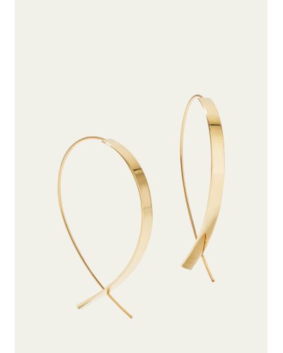 Lana upside shop down hoops