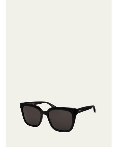 Barton Perreira Bolsha Rectangle Gradient Sunglasses - Black