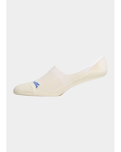 Pantherella Invisible Cushion Sole No-show Socks - White