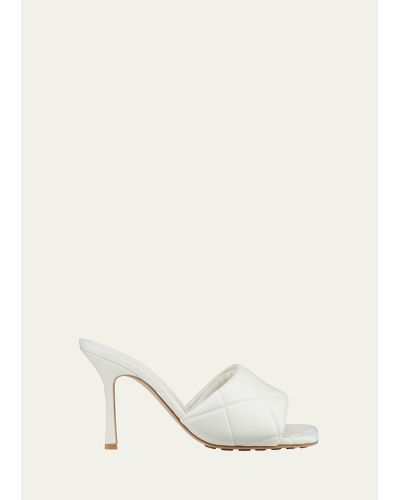 Bottega Veneta The Rubber Lido High-heel Sandals - White