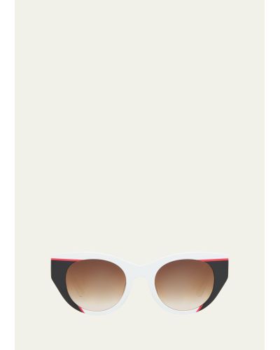 Thierry Lasry Murdery 003 Acetate Cat-eye Sunglasses - Natural