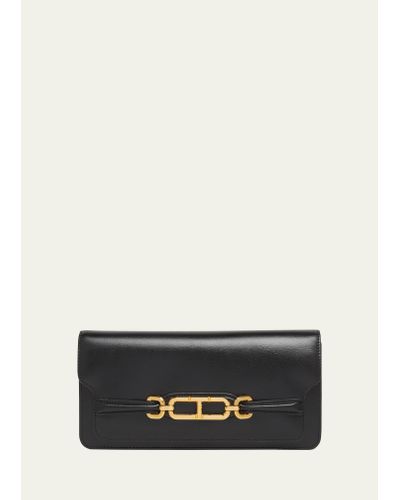 Tom Ford Whitney Shoulder Bag In Leather - White