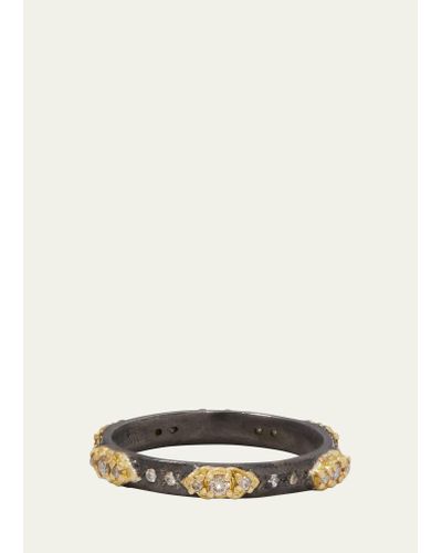 Armenta Old World Mini Scroll Stack Band Ring - Multicolor