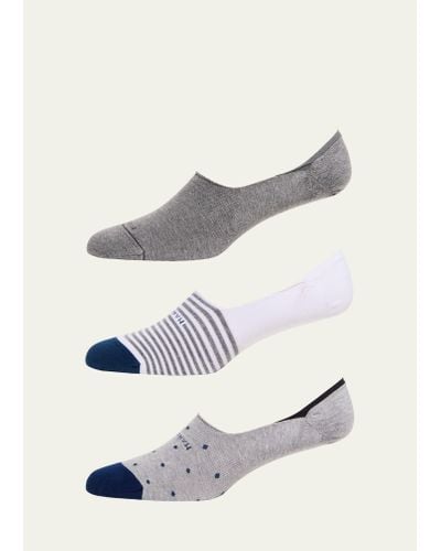 Marcoliani 3-pack Invisible Socks - Gray