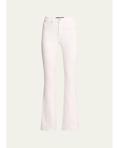 Veronica Beard Beverly High-rise Skinny Flare Jeans & Zerowidthspace; - White