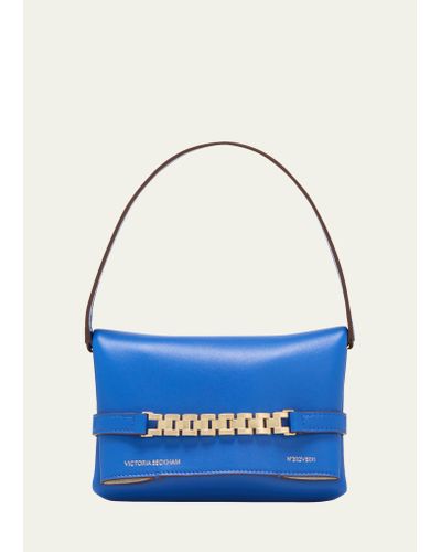 Victoria Beckham Mini Pouch Leather Top-handle Bag - Blue