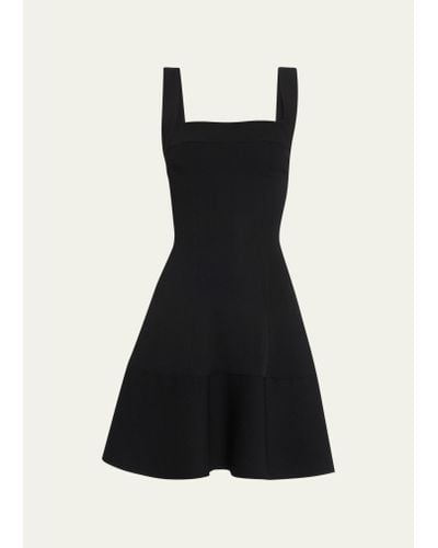 Jonathan Simkhai Ivona Square-neck Knit Mini Dress - Black