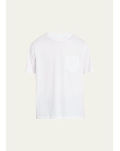 Handvaerk Pima Cotton Pocket T-shirt - White