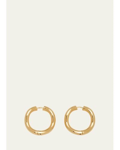 Charlotte Chesnais Maxi Wave Hoop Earrings In Gold Vermeil - Natural