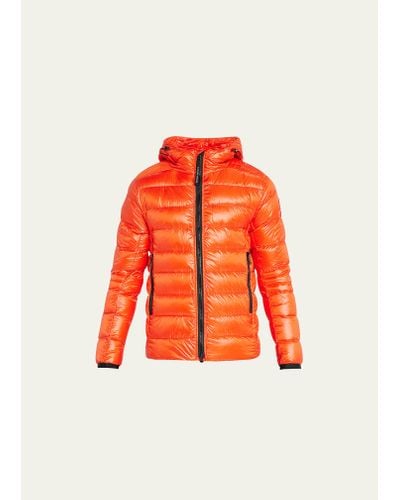 Canada Goose Crofton Quilted Hooded Jacket - Orange