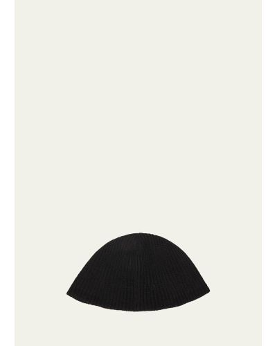 Army by Yves Salomon Cashmere And Wool Knit Beanie - Black