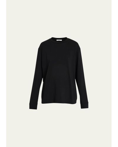 The Row Ciles Oversized Top - Black