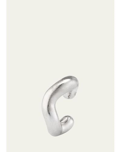 Charlotte Chesnais Wave Ear Cuff In Sterling Silver - Natural