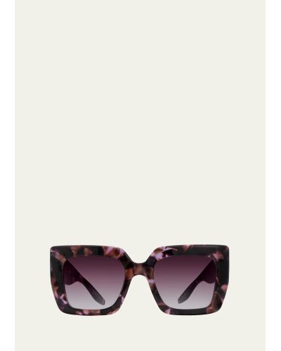 Barton Perreira Wailua Purple Tortoise Zyl Butterfly Sunglasses