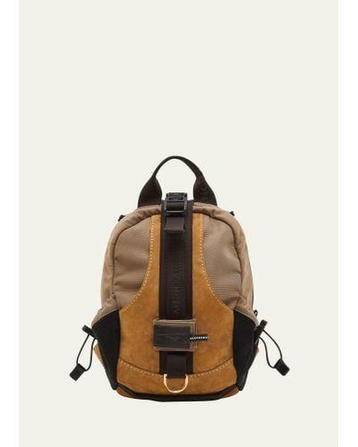 Givenchy G-trail Small Backpack With Suede Detail - Natural