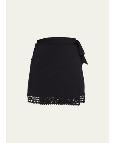 Lise Charmel Cutout Mini Pareo Wrap Skirt - Black