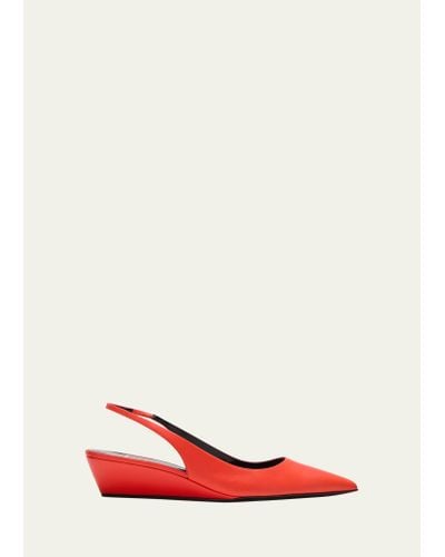 Pierre Hardy Amber Slingback Demi-wedge Sandals - Red