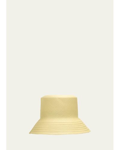 Barbisio Becky Straw Bucket Hat - Yellow