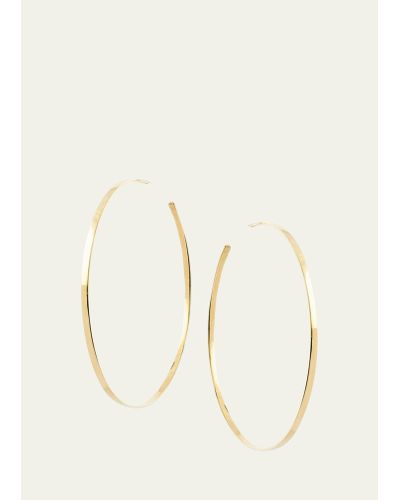 Lana Jewelry Large Sunrise Hoop Earrings In 14k Gold - Natural