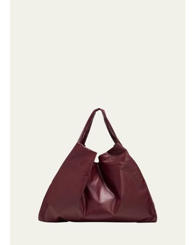 Kassl Oil Faux-leather Shoulder Bag - Purple