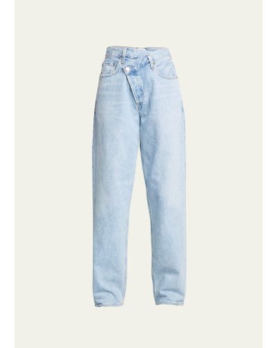 Agolde Crisscross Upsized Jeans - Blue