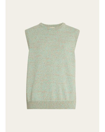 Indress Sleeveless Knit Sweater - Green