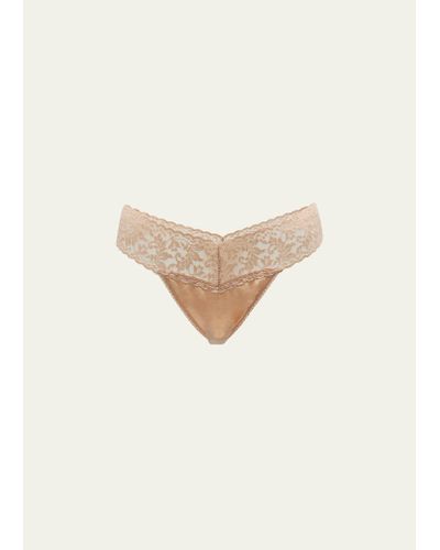 HANKY PANKY Signature set of five stretch-lace low-rise thongs