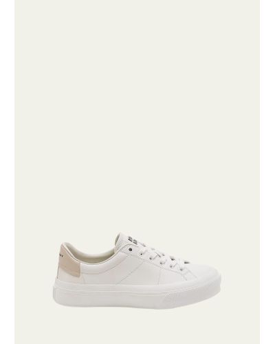 Givenchy City Sport Bicolor Low-top Sneakers - Natural