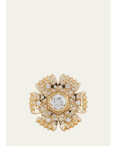Harwell Godfrey Petunia Ring With Diamonds - Natural