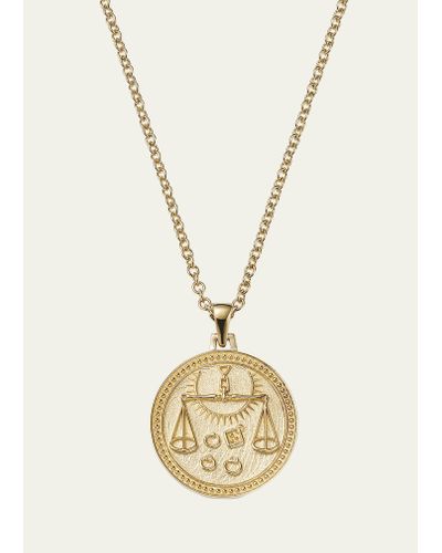 Futura Jewelry Zodiac Pendant Necklace - Metallic
