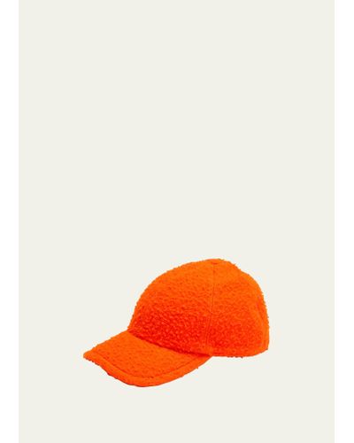 Grevi Casentino Wool Baseball Cap - Orange