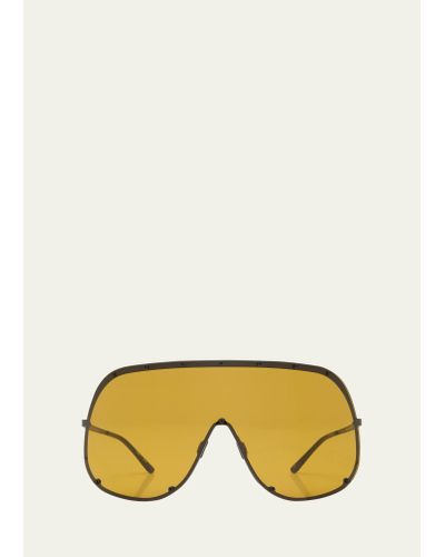 Rick Owens Solid-frame Shield Sunglasses - Multicolor