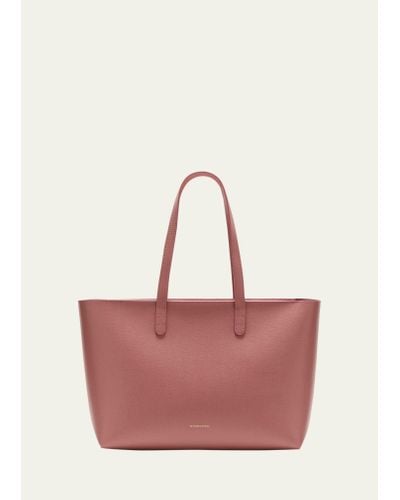 Mansur Gavriel Small East-west Zip Leather Tote Bag - Pink