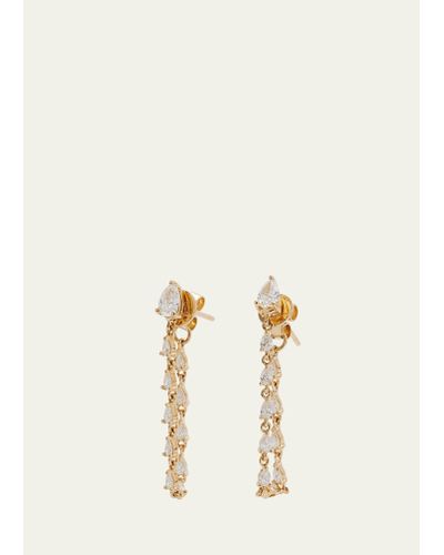 Anita Ko 18k Yellow Gold Diamond Loop Earrings - Natural