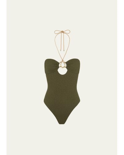 ViX Firenze Adalia Full One-piece Swimsuit - Natural