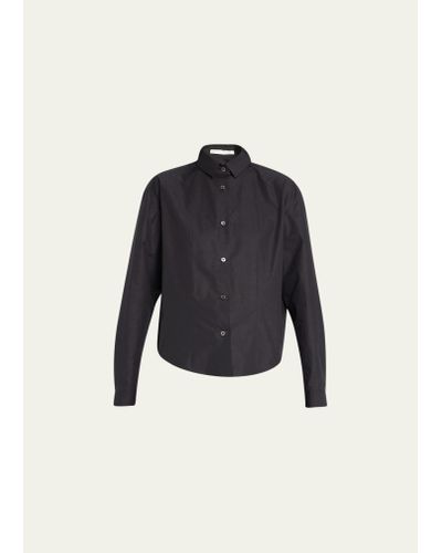 The Row Baltica Classic Button-front Shirt - Blue