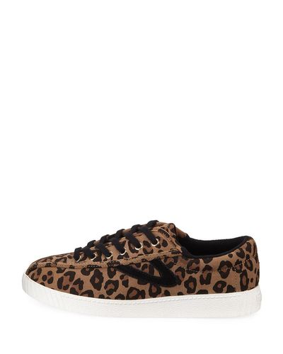leopard tretorn sneakers womens