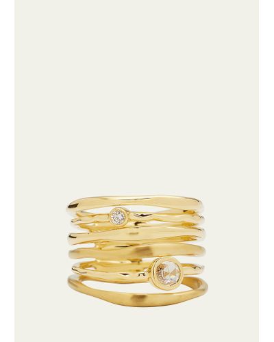 Ippolita Movie Star Ring In 18k Gold With Diamonds - Natural