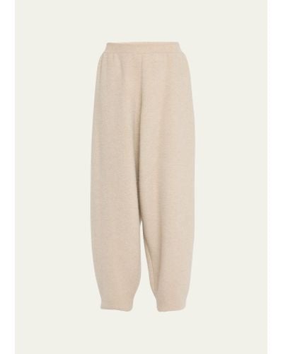 The Row Ednah Wool Drop-crotch Pants - Natural
