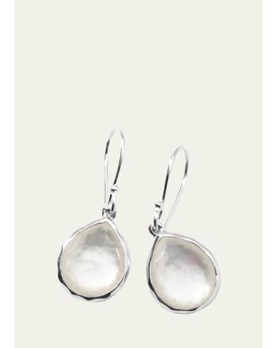 Ippolita Mini Teardrop Earrings In Sterling Silver - Natural