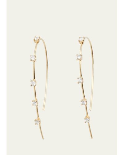 Lana Jewelry Small Multi Solo Hooked On Hoop Earrings - Natural