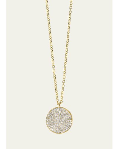 Ippolita Medium Flower Pendant Necklace In 18k Gold With Diamonds - Natural