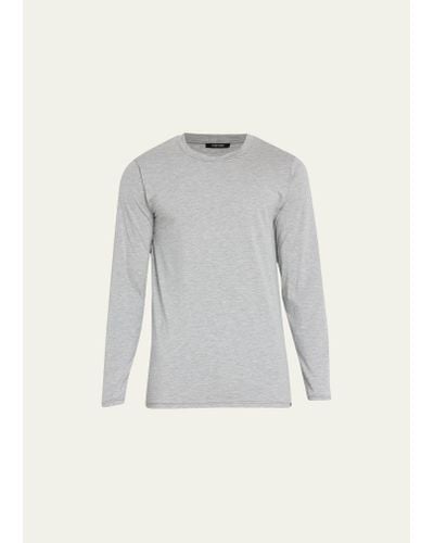 Tom Ford Modal-stretch Crewneck T-shirt - Gray